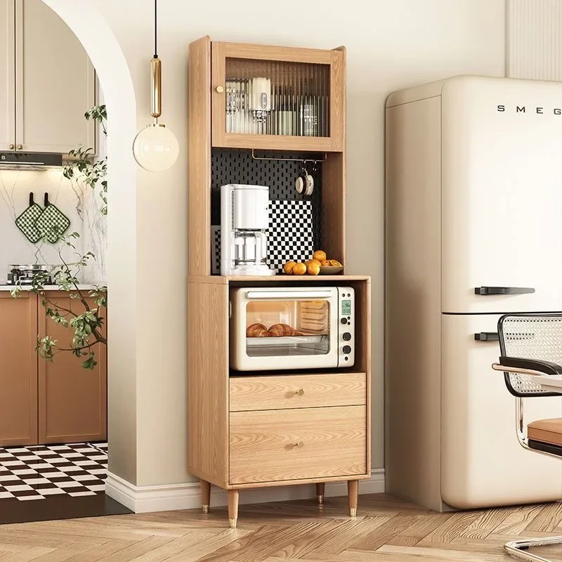 Wooden Kitchen Pantry Storage Cabinet, Freestanding Hutch Cabinet Storage Doors & Shelves, et Sideboard, Console Table