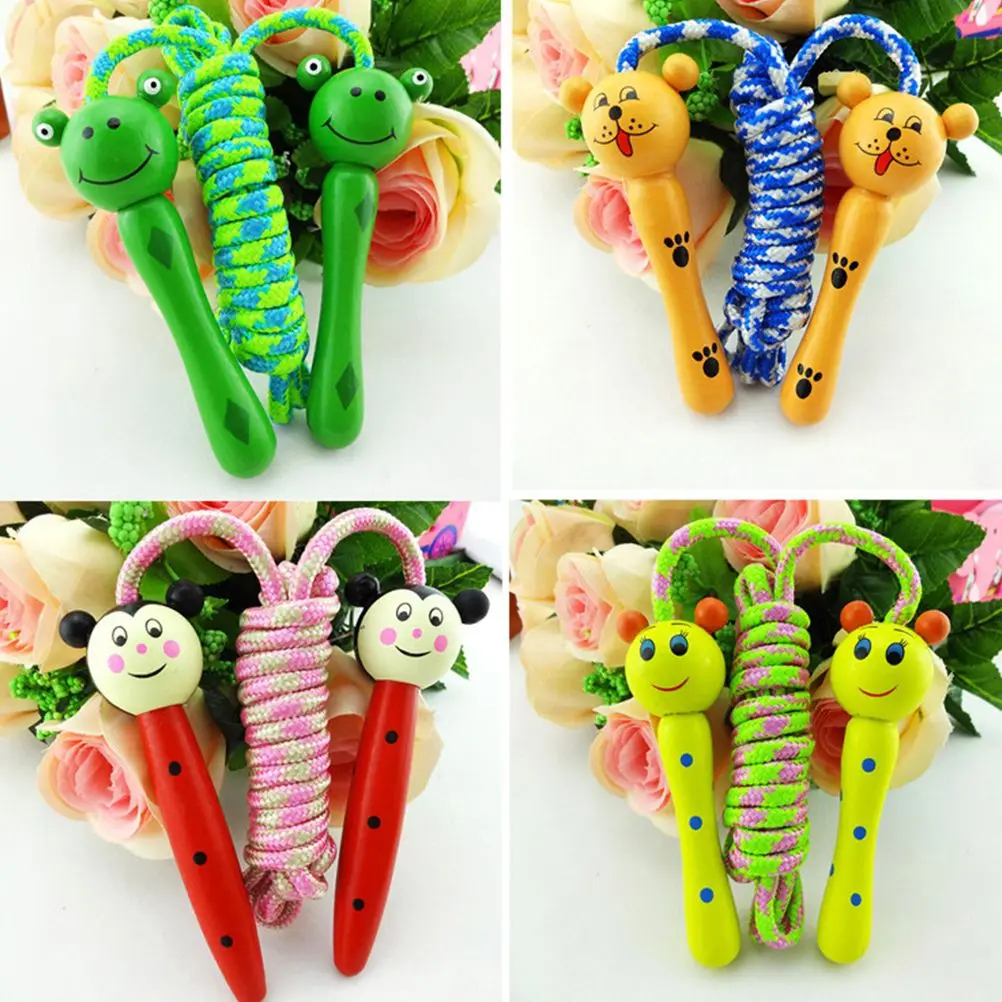 Cartoon Animal Design Jump Rope Toys FitnessSkippingRope DurableMaterial ExerciseRopes SchoolJumpingRopes Students