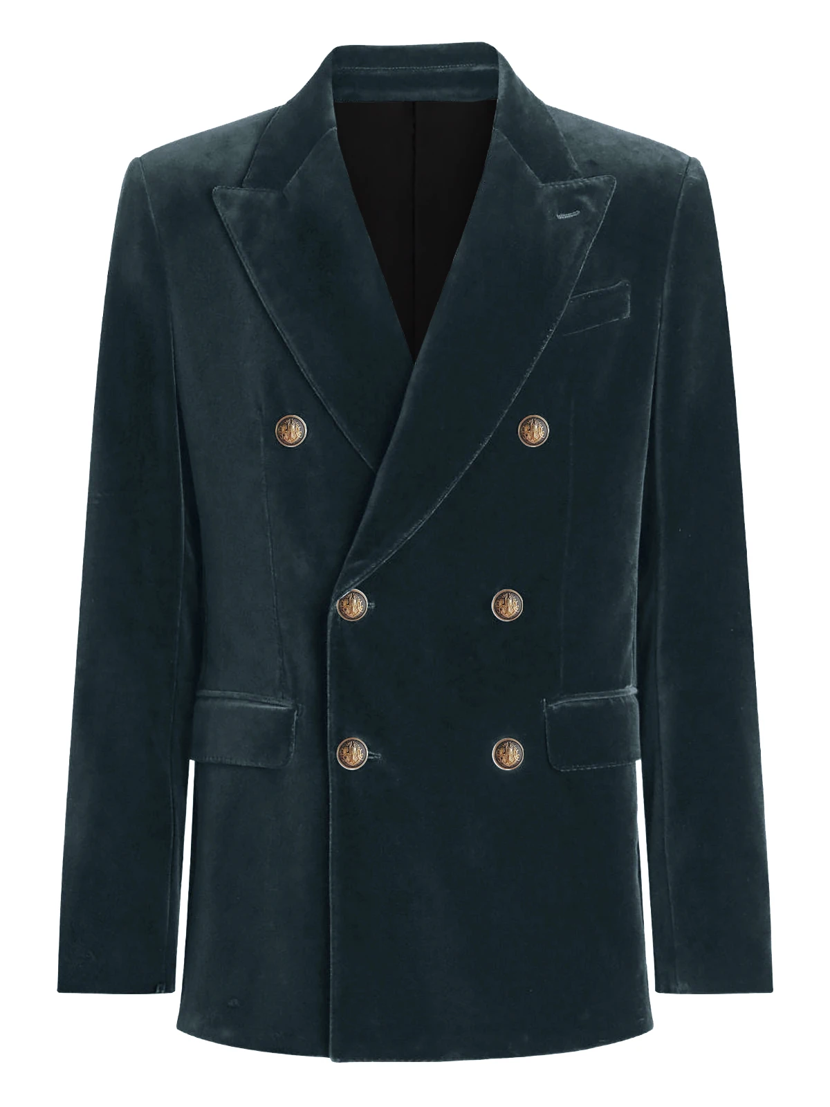 Blazer en velours bordeaux pour hommes