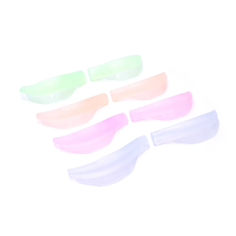 Silicone Eyelash Perm Pad Lifting Lashes Rods Shield Recycling 3D Eyelash Curler Accessories Applicator Makeup Tools 4 Pairs