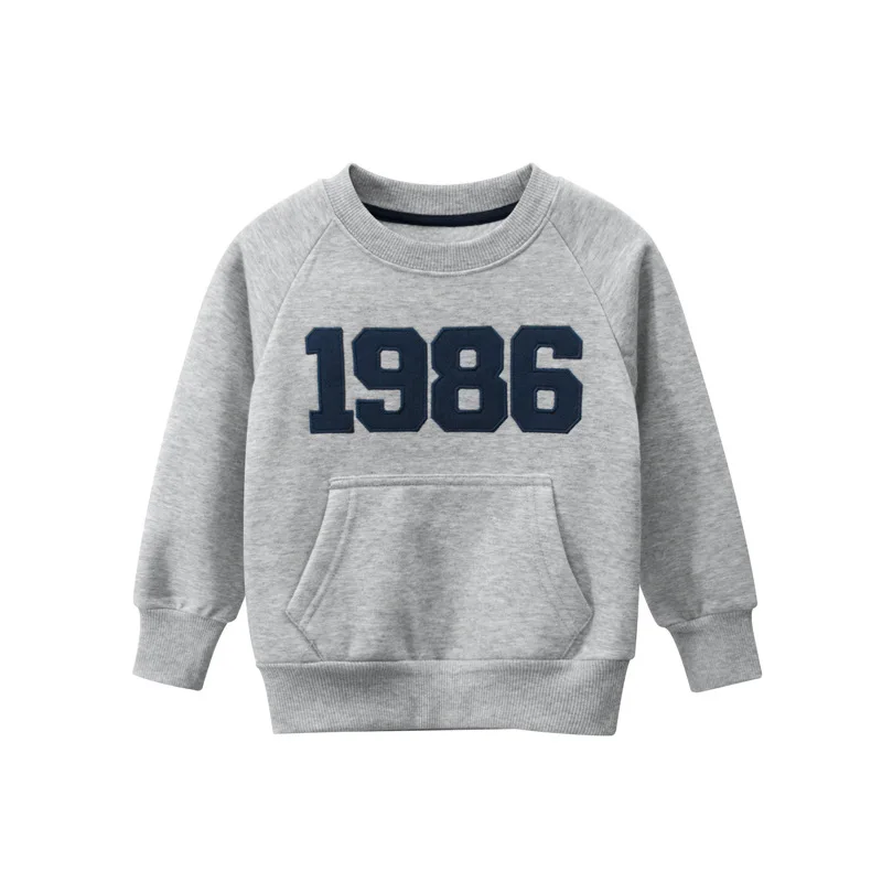 

1-9T Toddler Kid Baby Boys Girls Clothes Autumn Winter Warm Infant Sweatshirt Loose Pullover Top Thick Hoodie Childrens Outfit