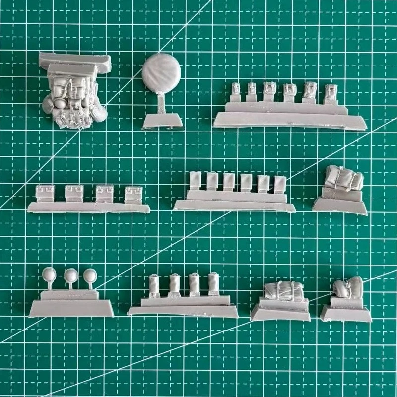 1/72 Scale Die-Cast Resin Otter Accessories Set - Unassembled and Unpainted Kit