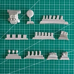1/72 Scale Die - Cast Resin Otter Accessories Set - Unassembled and Unpainted Kit (Accessories)