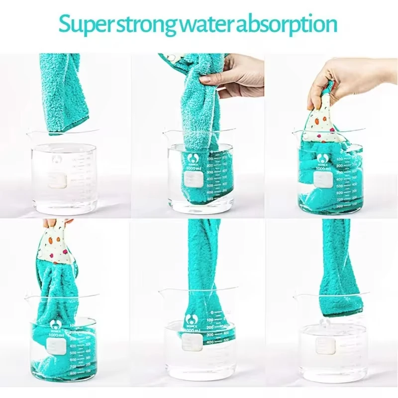 Description Picture 6 of item2PCS / 4PCS  Handing Towel Sets Soft Hand Towel for Home Absorbent Quick Drying Towels