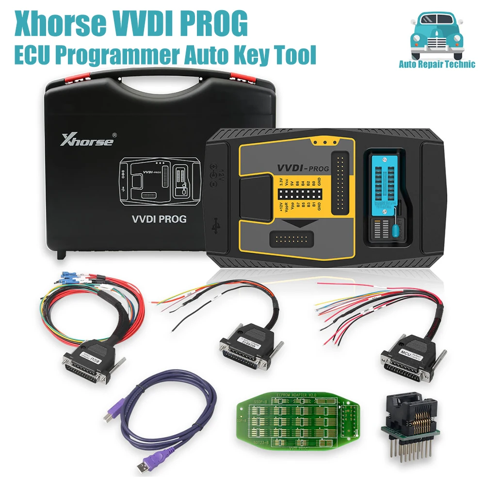 

Оригинальный программатор Xhorse VVDI PROG ECU, инструмент для автомобильных ключей, устройство для считывания параметров, инструмент для сканирования автомобильного интерфейса NEC MPC