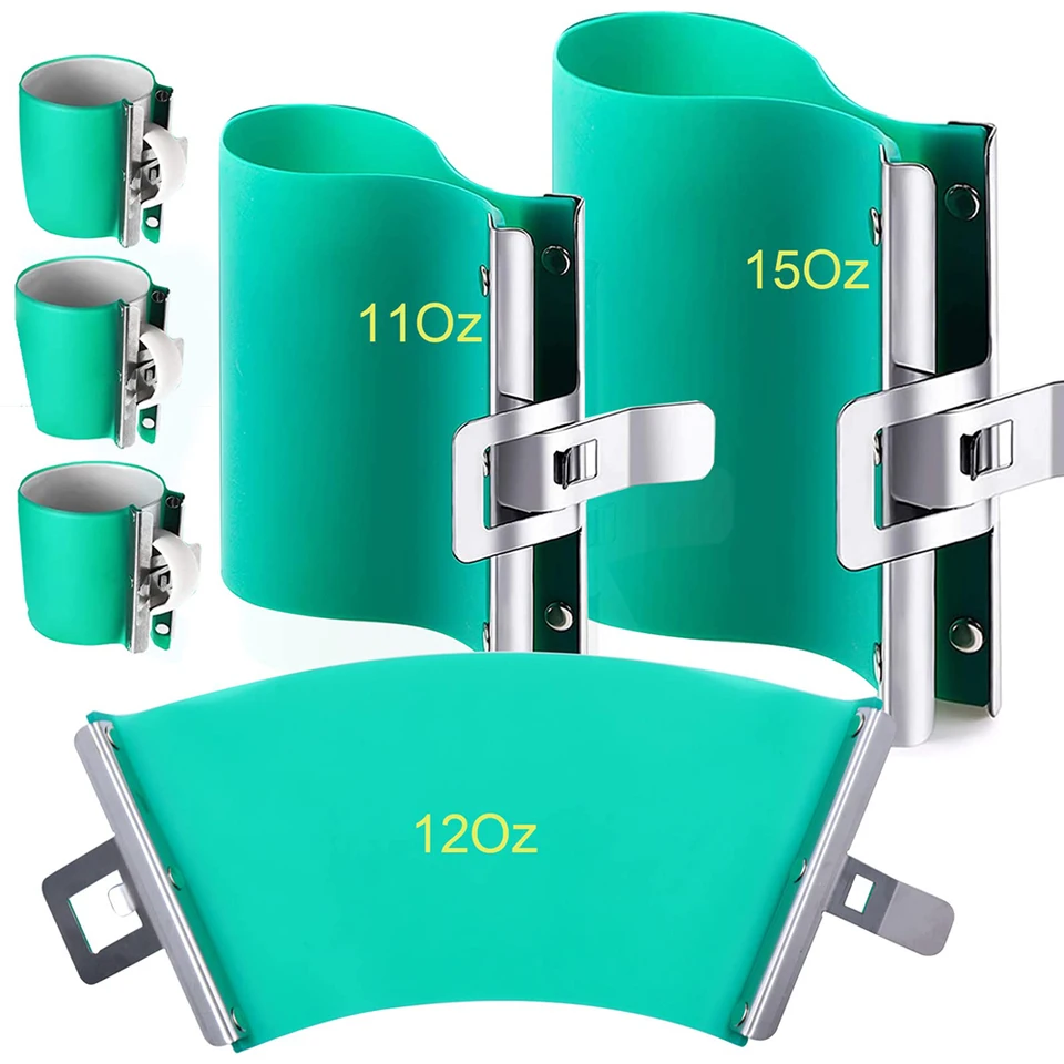 Morsetti In Silicone Per Tazze Da Sublimazione – PATIKIL – 11 Oz – 2 Pezzi – Verde – Fissaggio Per Trasferimento Termico
