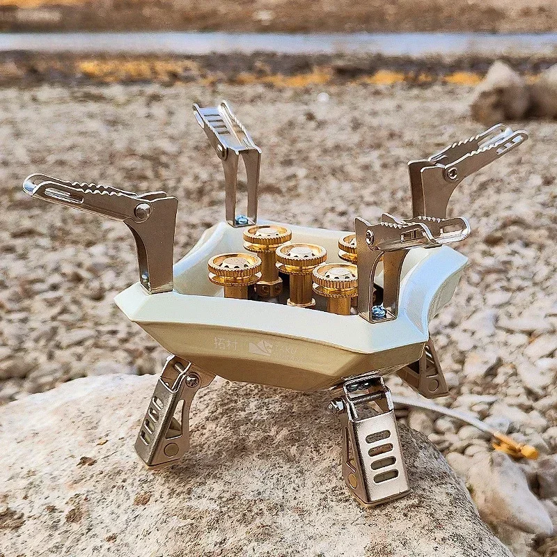 Wind Protection Gas Stove Outdoor Picnic with Storage Box Set