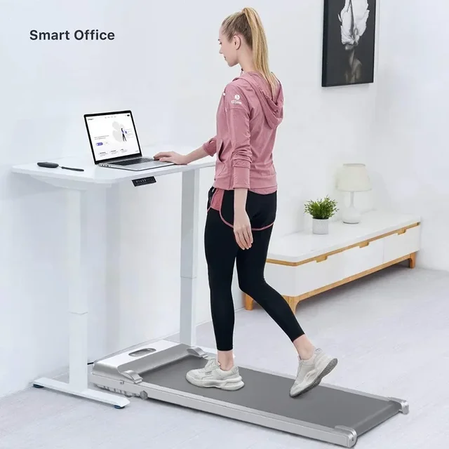 Home Office Smart Folding Treadmill with Adaptive Speed Technology Foldable Walking Pad Under Desk Treadmill 1