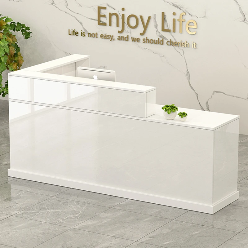 Bar Pulpit Cash Counter Desk Restaurant Tables White Wooden Podium Luxurious Small Desk Pulpitos Laudry Cabinet Bureau Furniture