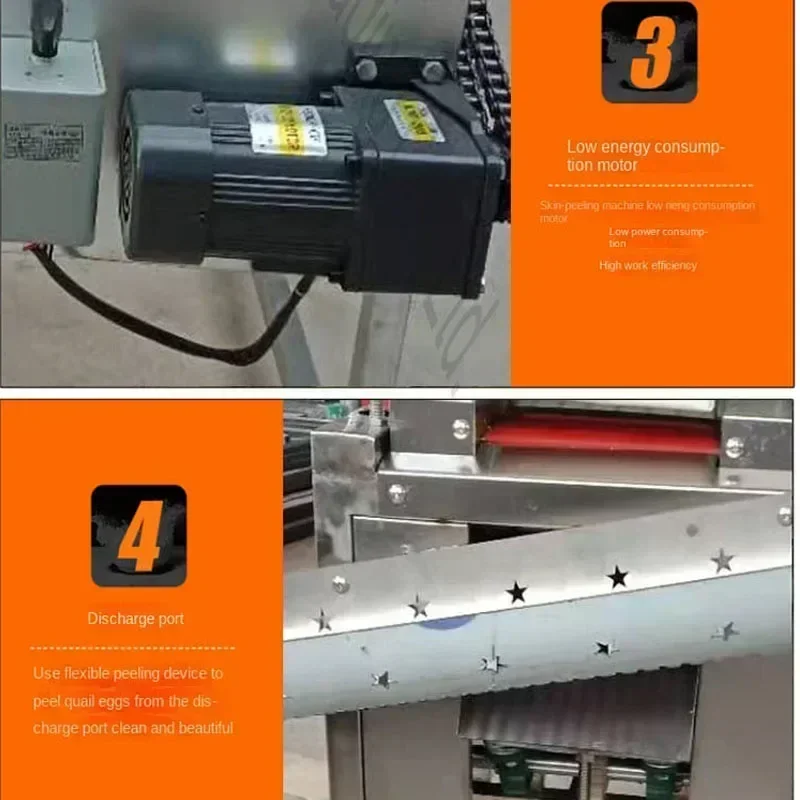 Commercial Electric Egg Sheller Peeling Machine Stainless Steel Chicken Egg Peeler Machine Egg Shelling Machine 6