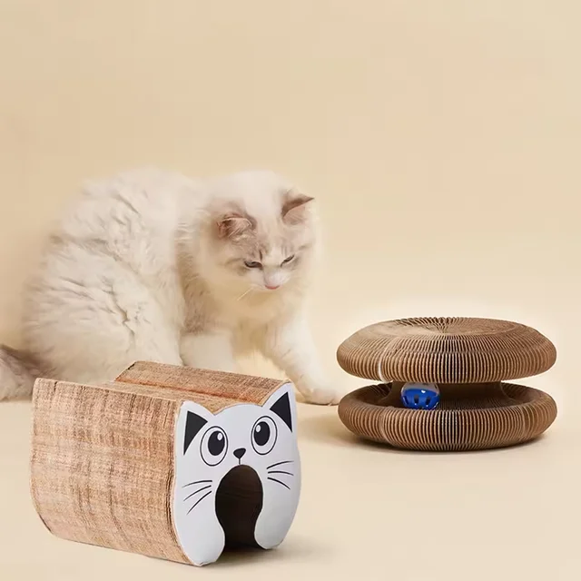 Organ cat scratching board nest wear-resistant and unbreakable cat toy self-entertainment corrugated paper claw grinding board 3