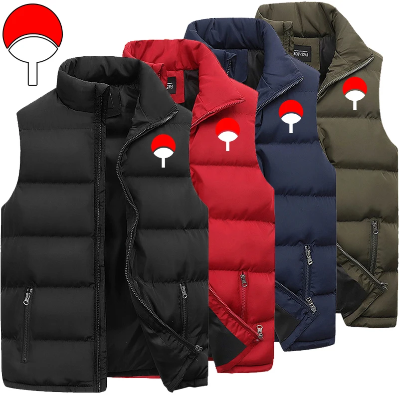 Fashion Mens Vest Jackets Warm Sleeveless Jackets Male Cotton Padded Vest Coats Men Stand Collar Casual Waistcoats Clothing winter cotton jackets and coats men stand collar lon coat thicker warm parker male outwear casual slim fit winter coat clothing
