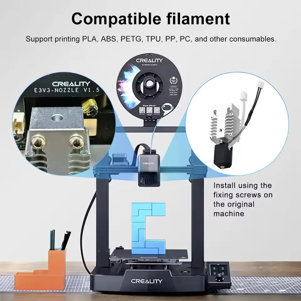 Advanced Hotend Kit with 24V 60W Ceramic Heater and Thermistor