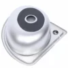 RV Kitchen Bathroom Sink Wall Mount Single Bowl Strainer+Down Pipe Stainless Steel Triangle Corner Sink Basin 4