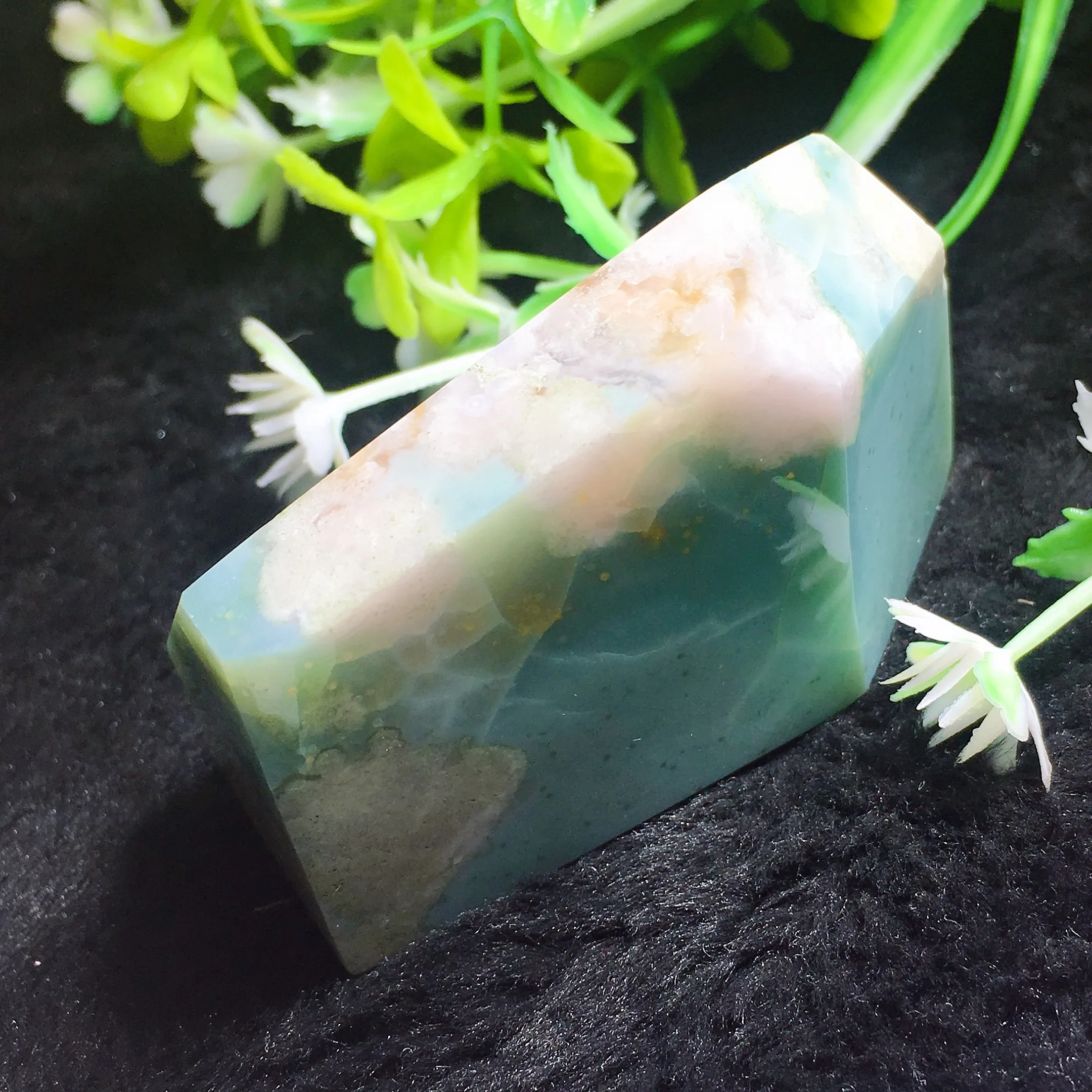 Green Flower Agate Freedom 2414