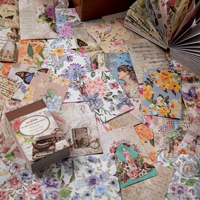 Old-Time Mini Floral Stickers [Book]