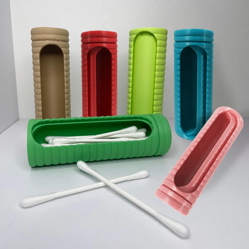 1pc Portable Small Storage Box - Cotton Swab Toothpick Organizer, Multi-Purpose Holder for Home Office Travel Craft Supplies