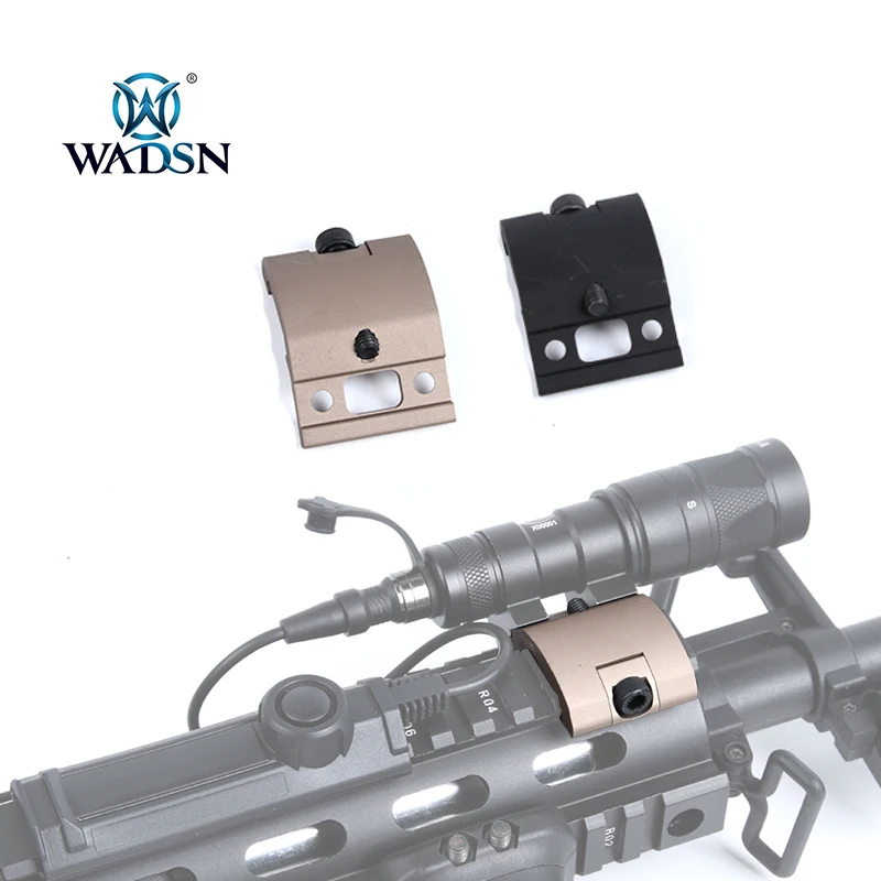 WADSN-전술 M600 M300 금속 손전등 스카우트 라이트 마운트, 피카티니 라이얼 에어소프트 AR15 액세서리 슈어파이어 무기 조명 