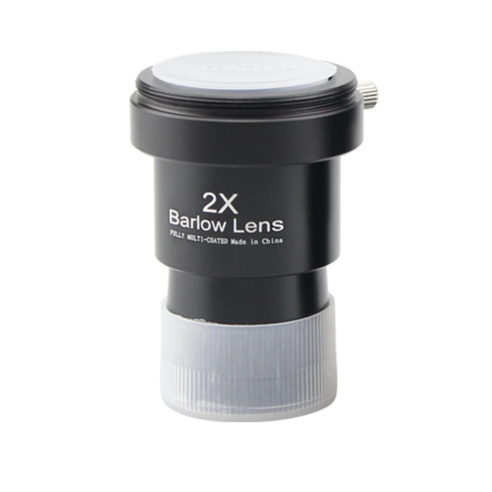 Enhanced Telescope Barlow Lens with Adjustable Magnification and Camera Mount