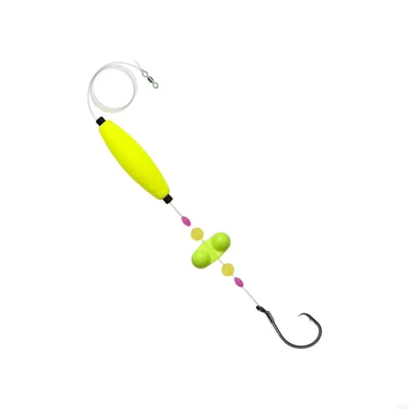 Float -Köder schweben wiederverwendbare Rasseln Kreis Haken Fischerei Schwimmer und Bobbers Catfishes Rigs Fischereizubehör zu – Detail 2