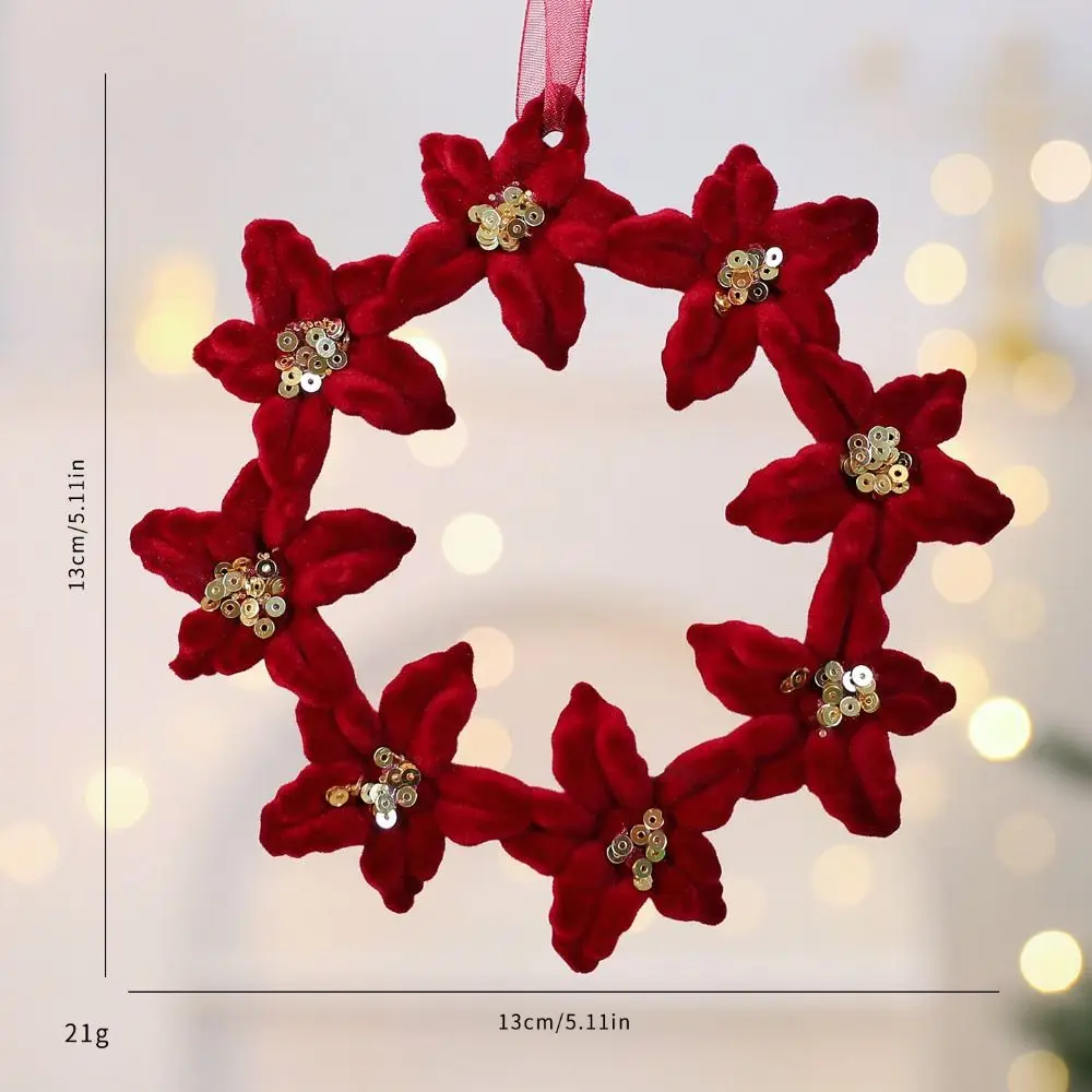 Red Velvet Christmas Tree Ornament Pendant