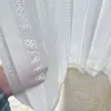 YCENTRE White Hollow Out Sheer Curtain For Living Room Bedroom Voile Tulle Window Blinds Drape Rideaux Chambre Custom Made 3