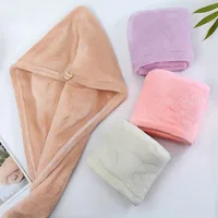 Dry Hair Hat Woman Absorbent Quick Dry Wipe Hair Towel Long Hair Cute Shower Cap Bathroom Accessories Quick Dry Towel 1