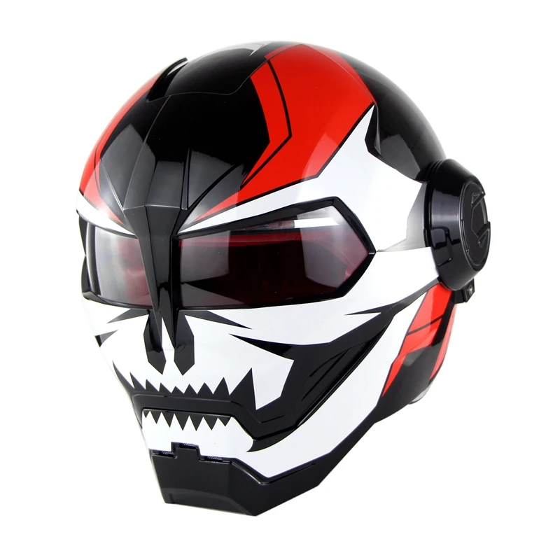 War Gray Motorcycle Helmet cool Style DOT Flip Up Casco Capacetes Cool Motorcycle  Helmets Custom Full Face SM515 - AliExpress