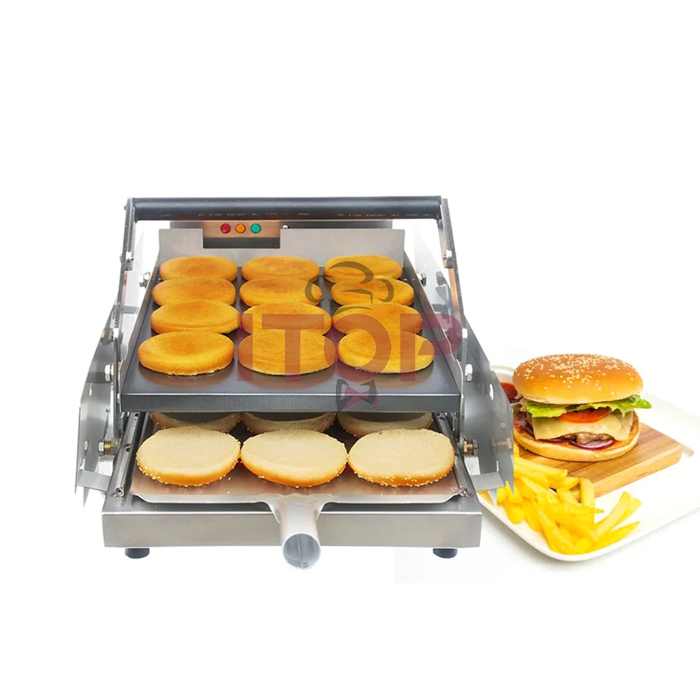 Stainless Steel Toastor Manufacturer Bread Bun Burger Commercial Electric Conveyor Toasters