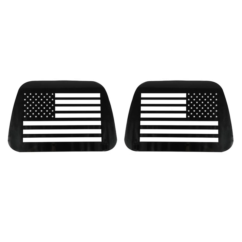 Per Jeep Wrangler Tj 1997-2006 Car Rear Triple-Cornered Window Glass Plate Pannello Decorativo Cover Trim Sticker