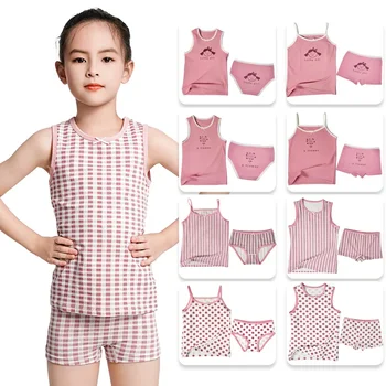 8 pezzi Set di vestiti per bambini Set di vestiti per ragazze Set di vestiti per bambini T-shirt in cotone per bambini Pantaloncini Canotta senza maniche ad asciugatura rapida 8-38 kg 1