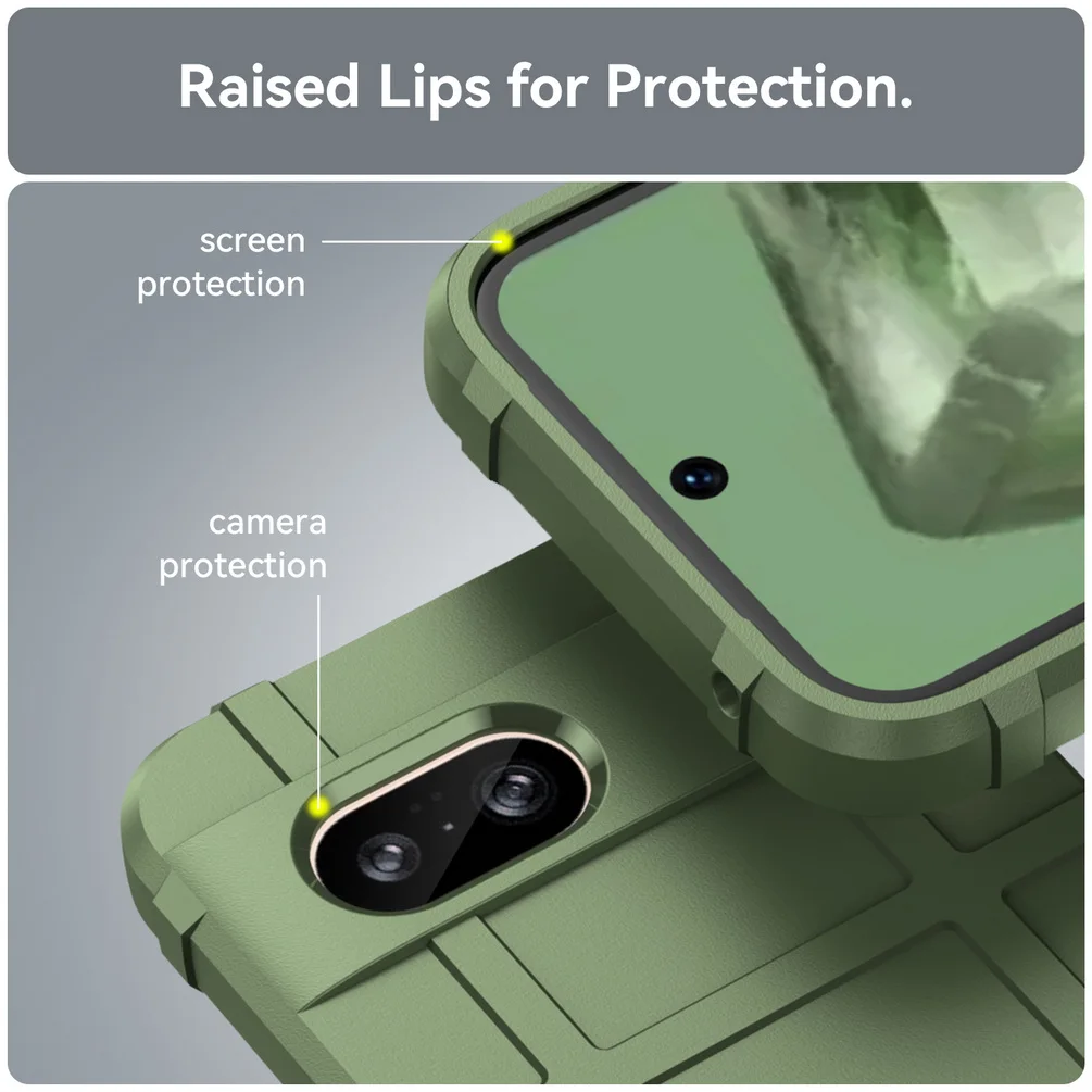 Rugged Shield Rubber Protective Back Cover