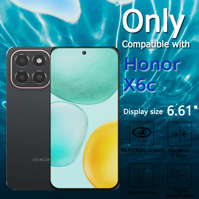 Premium Tempered Glass Screen Protector | High-Strength 9H, Anti-Scratch, Case-Friendly, Fingerprint-Resistant