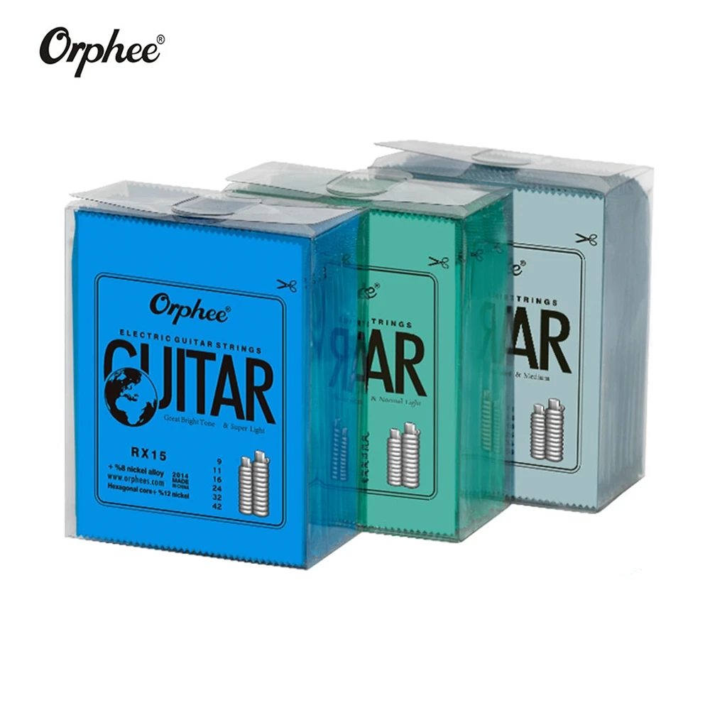 Orphee Professional 5/10 Set Electric Guitar String Nickel Plated Steel Electric Guitar Strings Original Retail Package