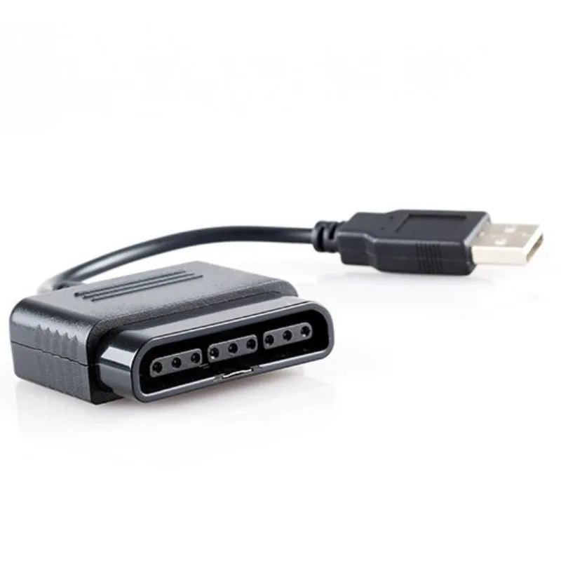 PS2용 게임 컨트롤러용 1pcs PS3 PC 비디오 게임 어댑터 케이블(드라이버 없음) USB 어댑터 변환기 케이블