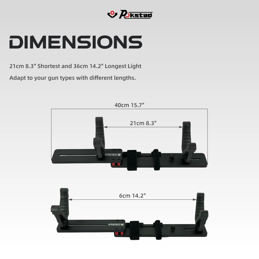 Detachable Tripod Vector Optics for RokStad Tripod Sys Hunting Gun V Yoke Shaped Heavy-Duty Tripod Head Top Mount Accessories for Shooting Stick