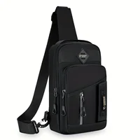 Nouveaux hommes sacs à bandoulière sac de poitrine sacs à bandoulière multifonctionnels sac à bandoulière de voyage 5