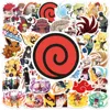 50Pcs Naruto Stickers Not Repeating Uzumaki Naruto Kakashi Uchiha Sasuke Itachi Kawaii Cartoon Waterproof Stiker Toys 5