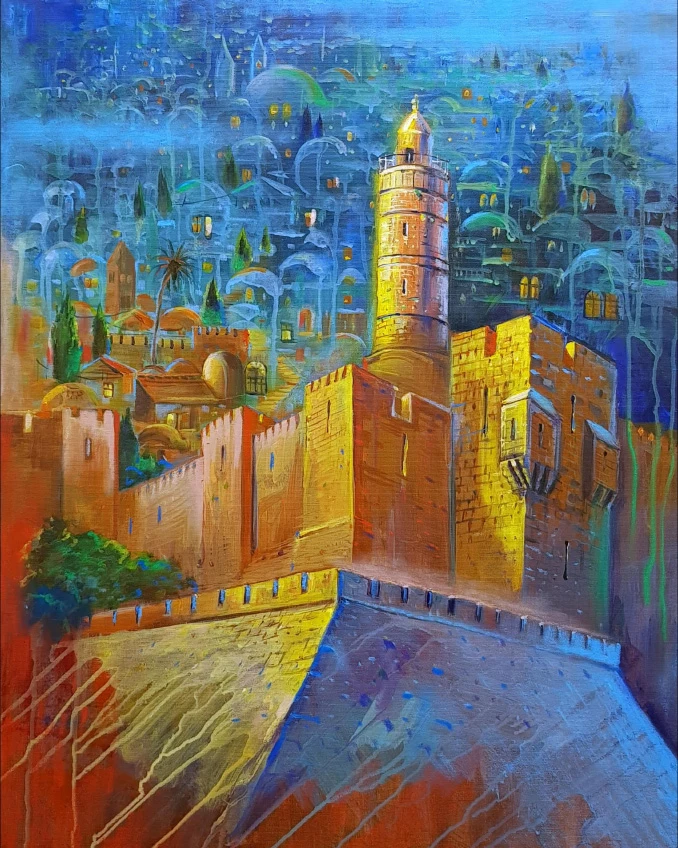 thumbnail image 1 of Kit de pintura de diamante 5D del Muro de los Lamentos de Jerusalén, punto de cruz, mosaico de diamantes, cristianismo judío, decoración del hogar, regalo DIY, 1 of 5