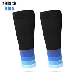 Calf Compression Sleeves for Running and Shin Support - Unisex 20-30mmHg (1-Blue)