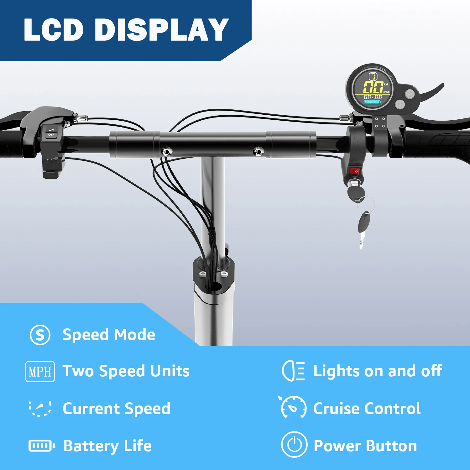 1600W/3200W Adults Electric Scooter 10" Tires 60-75 km/h 80km Range Folding and Portable electric scooter