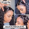 42 40 30Inch 300 Density 13x6 Hd Lace Frontal Wig Water Deep Wave Human Hair Wigs 100% Lace Curly Wigs For Black Women 4
