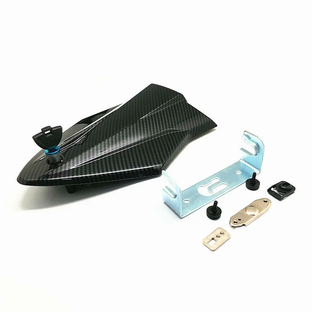 Motorcycle Accessories Hydro Dipped Carbon Fiber Finish Rear Passenger Seat Back Fairing Lock Key For BMW S1000R S1000RR 15-19