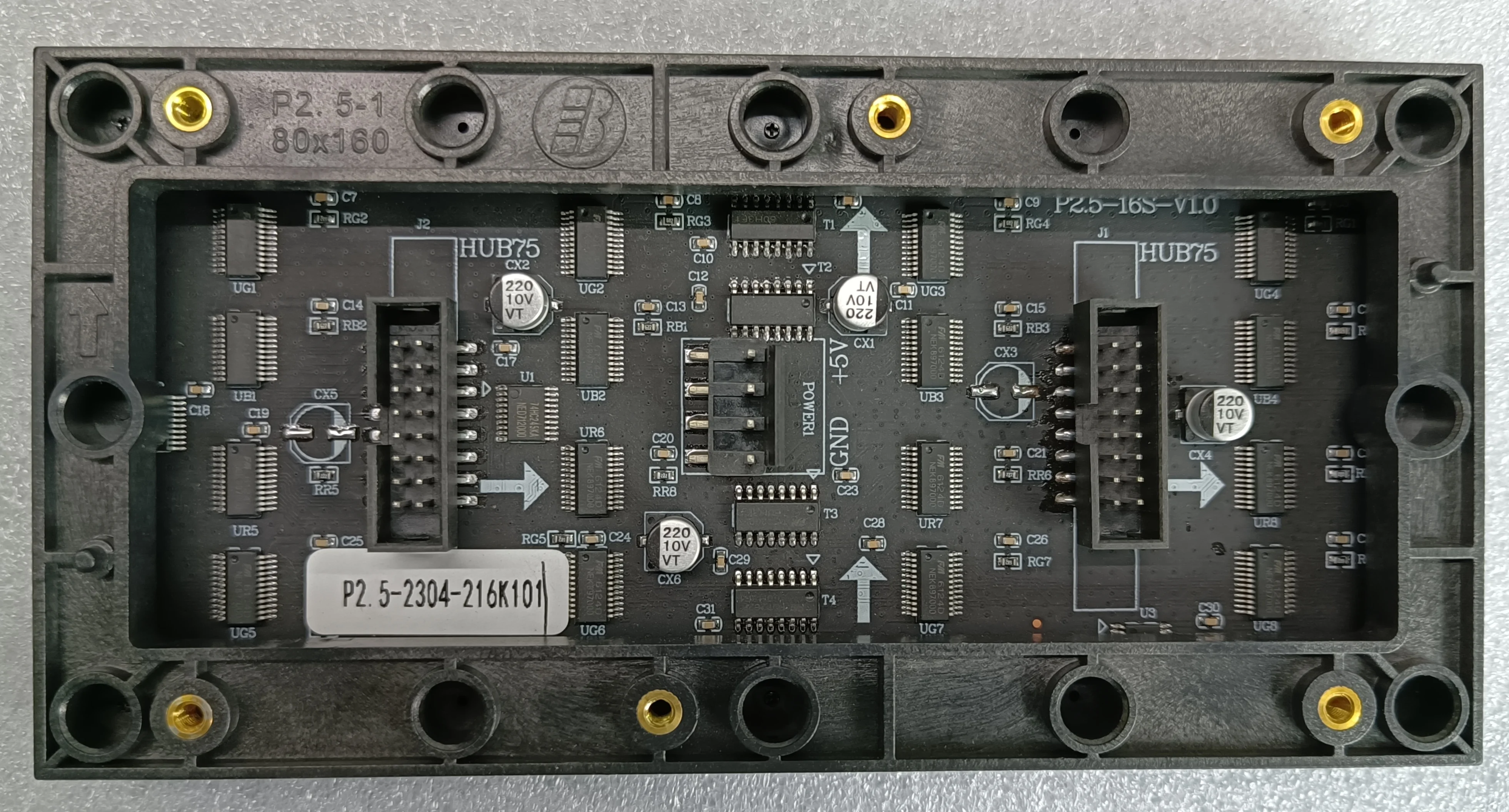 P2.5 Indoor SMD Full Color LED Display Module HUB75 160mm*80mm 64x32 Pixels Led panel led video display panel led matrix display module