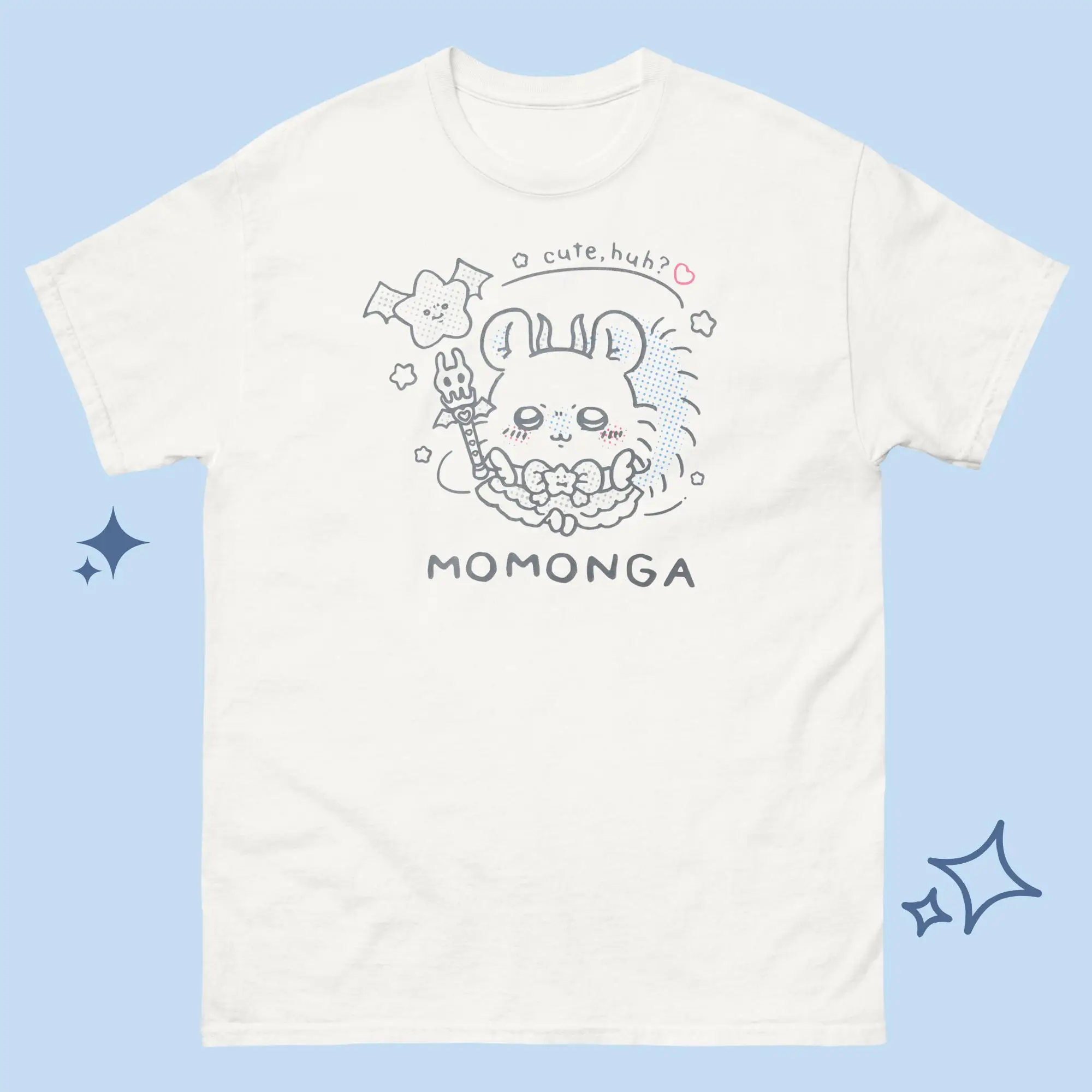 Chiikawa Usagi Hachiware Interessantes T-Shirt mit Alltagsszenen-Motiv, Unisex O-Ausschnitt Kurzarm Sommer-Freizeitkleidung für Kinder und Erwachsene