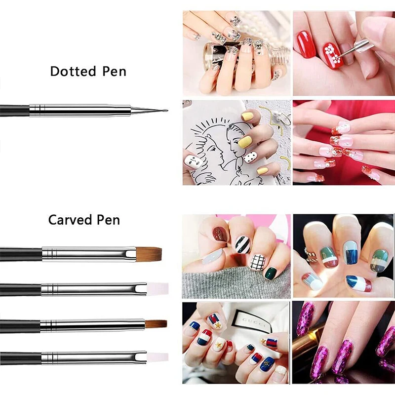Enhance Your Manicure Kit with Premium Nail Art Brushes and Tools. Elevate Your Nail Game with Professional-grade Accessories and Supplies for Perfect Nails Every Time! - Image 4