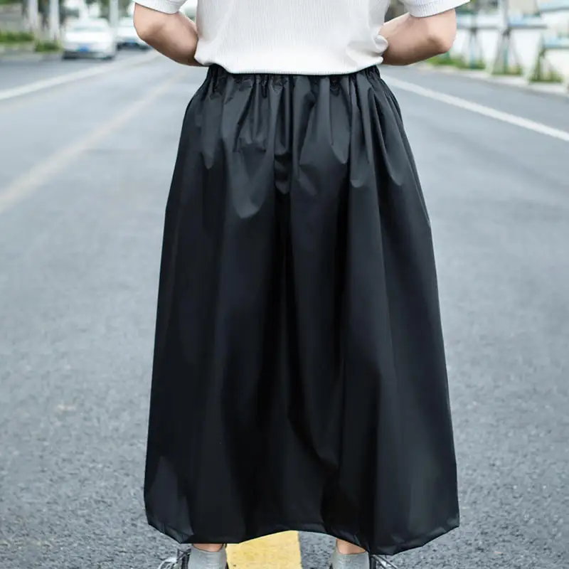 Waterproof Pants Skirt Men Women Electric Car Rain Skirt Battery Car One-piece Raincoat Cycling Raincoat Outdoor Camping Hiking