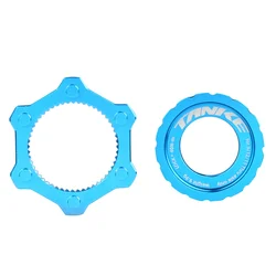 TANKE Aluminum Alloy Center Lock to 6 - Hole Adapter (Blue)