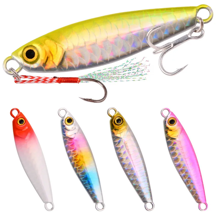 5PCS Metal Jig shore jigging 10G Fishing Lure Hard Bait Bass spoon Fishing  Bait Trout Jigging Lure Jigs Saltwater Lures - AliExpress