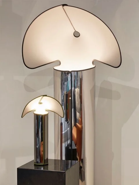 Italian FLOS Chiara living room floor lamp study desk lamp stainless steel hat lamp